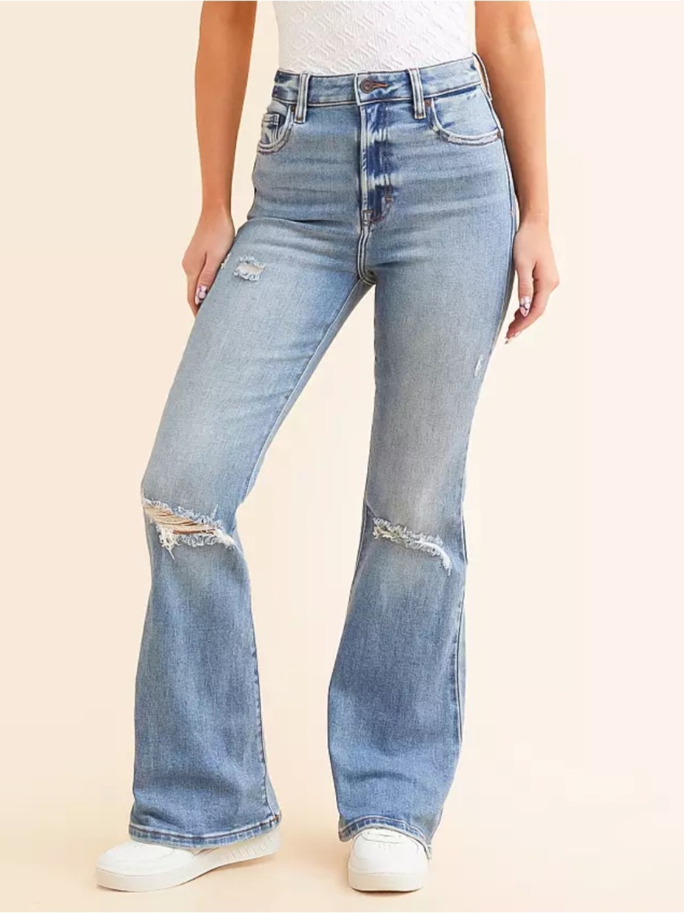 Hidden High Rise Happi Flare Jeans | Size 22 | 30" Inseam